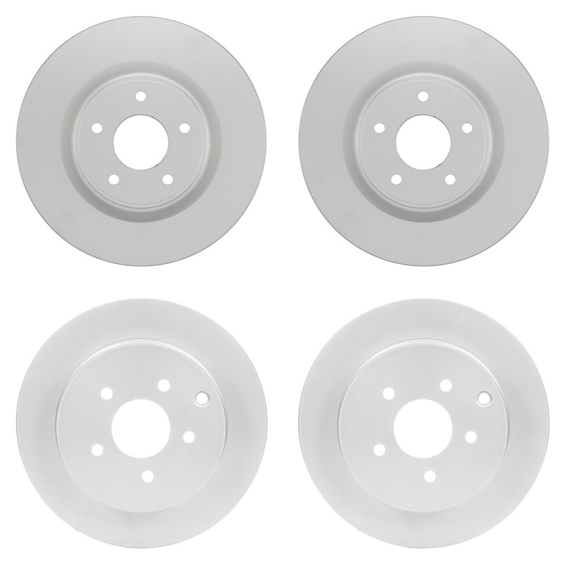 Bosch QuietCast Front and Rear Rotors Disc Brake Pad Kit For JX35 Q50 Q60 QX69