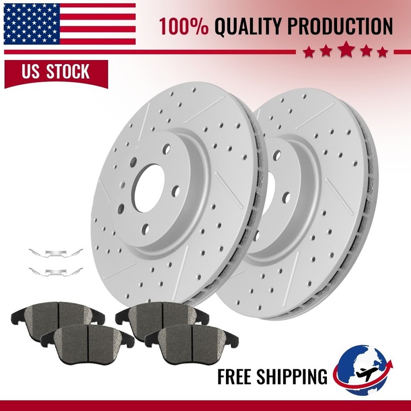 11.81 Inch Front Disc Rotors Brake Pads For 2013 – 2020 Ford Fusion Lincoln Mkz