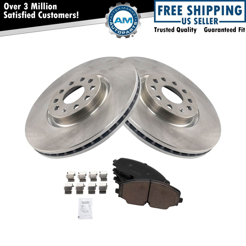 Front Posi Ceramic Brake Pad & Rotor Kit Set for VW Atlas