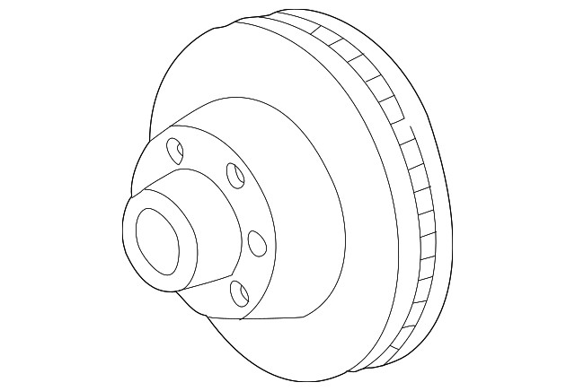 Genuine Ford Disc Brake Rotor 5U2Z-1V125-MF gallery