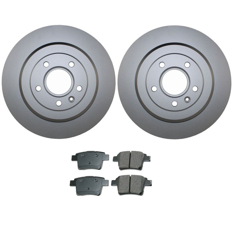 Rear Brake Kit 330mm Disc Akebono Ceramic Pad For Freestyle Taurus Montego Sable gallery