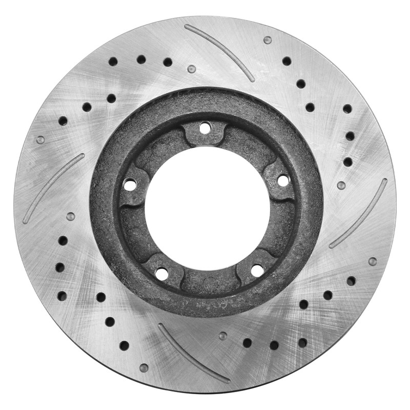 254mm Front Drilled Rotors & Brake Pads for 1995 - 2004 Toyota Tacoma 5 Lugs gallery