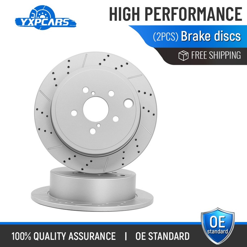 286mm Rear Disc Brake Rotors Kit for Subaru Forester Impreza Legacy Outback WRX