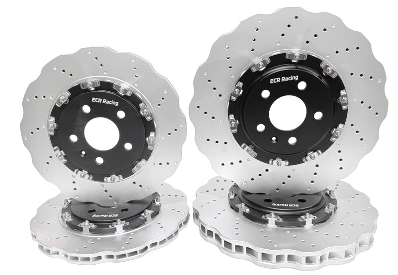 Audi RS4 B9 (2017-2024) ECR Racing Wavy Front & Rear Fully Floating Brake Discs