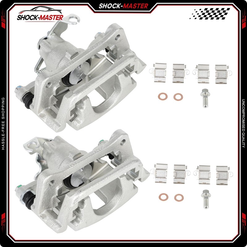 2PCS For 2012-2016 Chrysler Town & Country 2013-2015 Ram C/V Rear Brake Calipers gallery