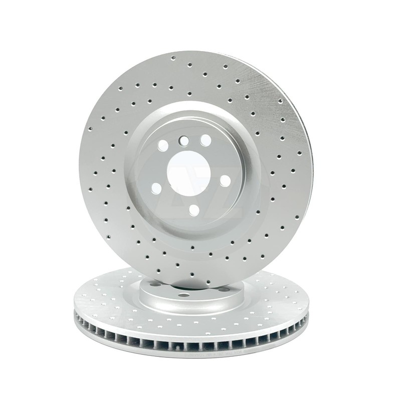 FOR BMW 128 ti M135i M235i X2 M35i F39 F40 F44 DRILLED FRONT BRAKE DISCS 360mm