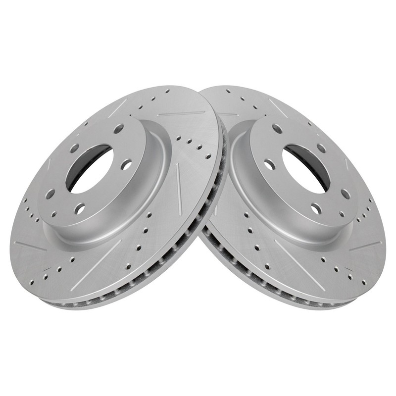 TRQ BRA19858 Disc Brake Rotors For Mazda CX-3 2016-2020 Left Front B45G33251A