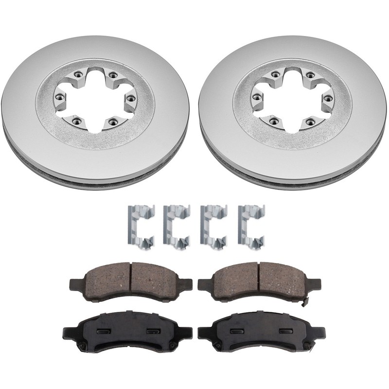 KIT-090221-223 Sure Stop Brake Disc and Pad Kits 2-Wheel Set Front for Chevy