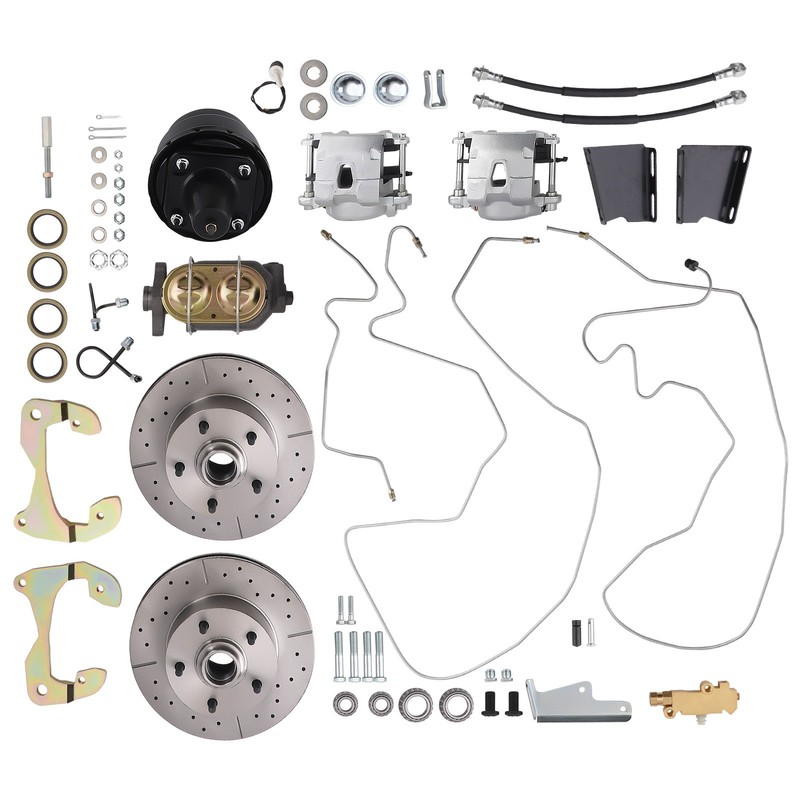 Front Disc Brake Conversion Set for Chevy 1959-1964 w/ Dual Diaphragm Booster gallery