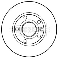 2x Brake Discs Pair Vented Front 294mm BBD4687 Borg & Beck Set 545110027 Quality gallery