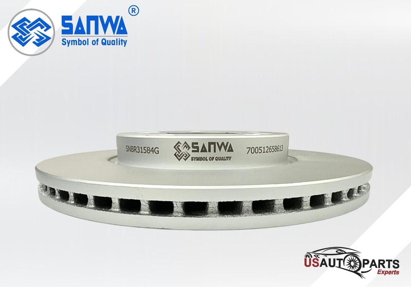 SANWA FRONT BRAKE ROTOR VENTED & GEOMET COATED 280 mm FOR HYUNDAI ELANTRA 11-23