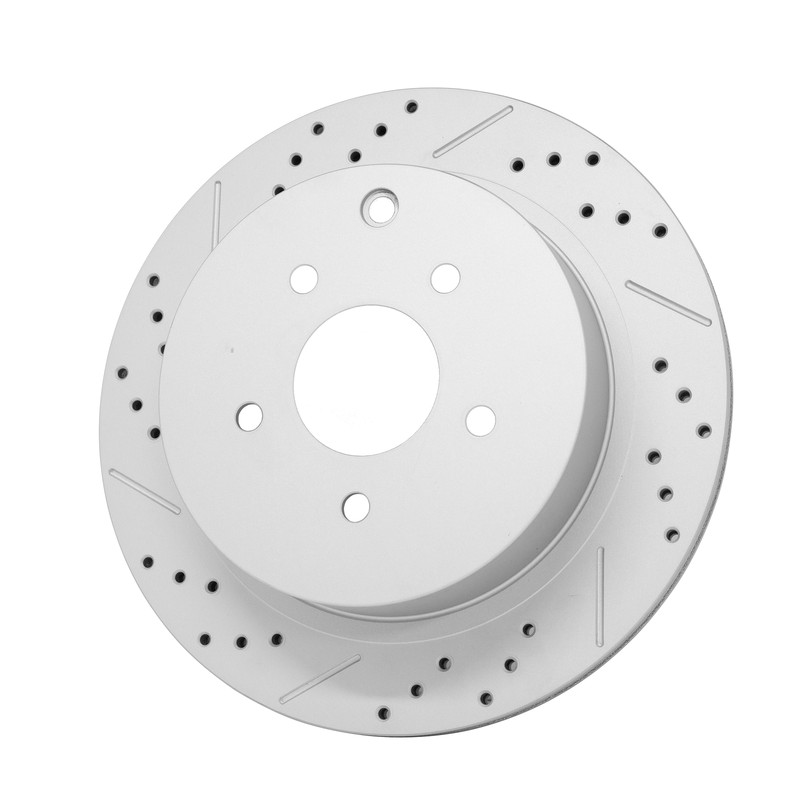 Rear Drilled Brake Rotors & Pads For Nissan Murano Pathfinder Quest FX35 FX45 gallery