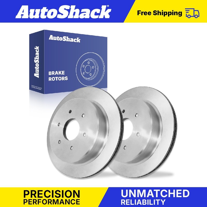 Rear Brake Rotors Pair for Nissan, TITAN 2017-2024, 4WD RWD V8 5.6L