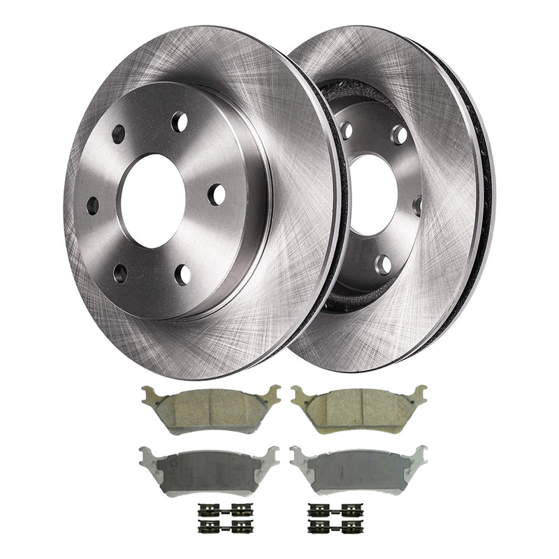 Brake Ceramic Premium Ceramic Pads Disc Brake Rotors Set