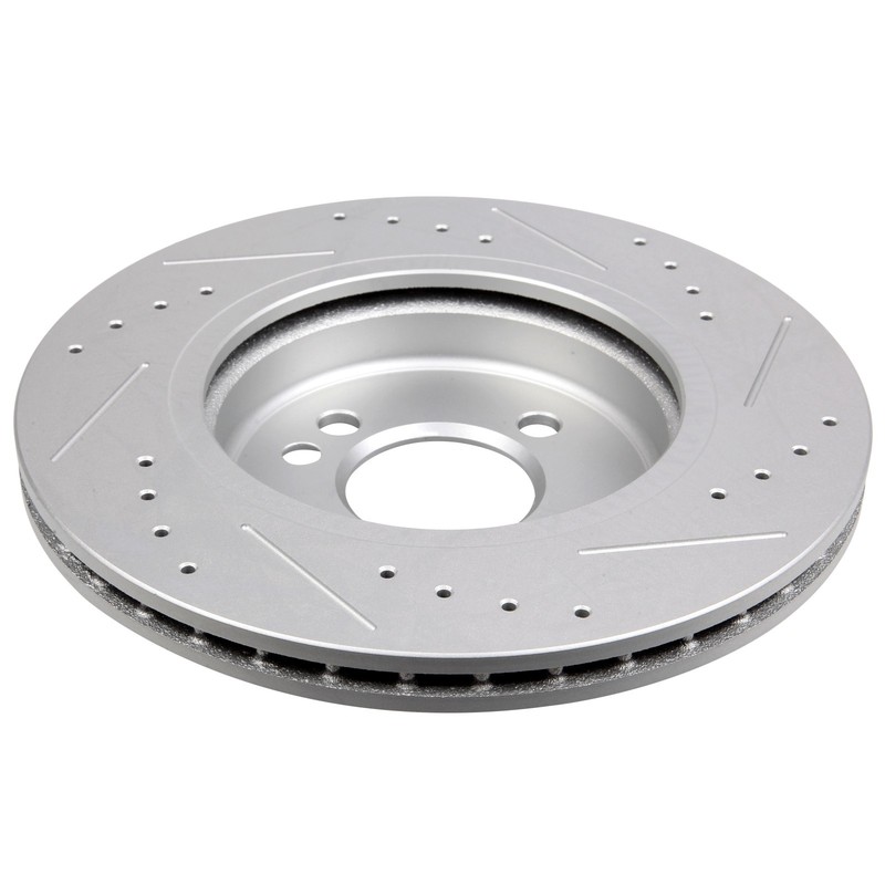 Front Drilled & Slotted Brake Rotors For Mini Cooper 2002 2003 2004 2005 2006 gallery