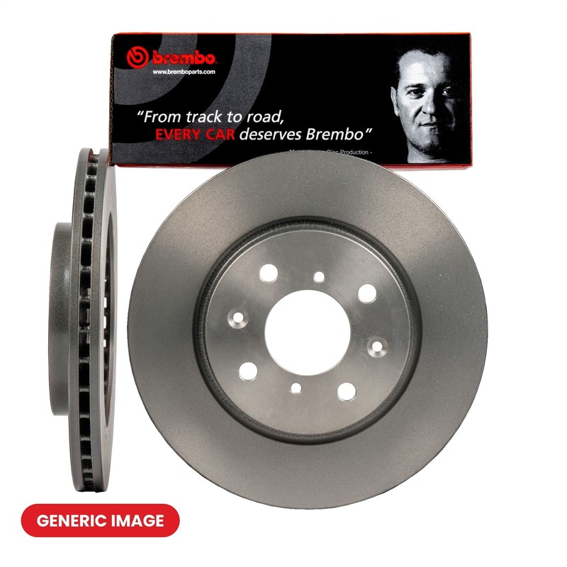 2x Brake Disc Rear For Man TGE Amarok Crafter Grand California BREMBO 09.D422.11