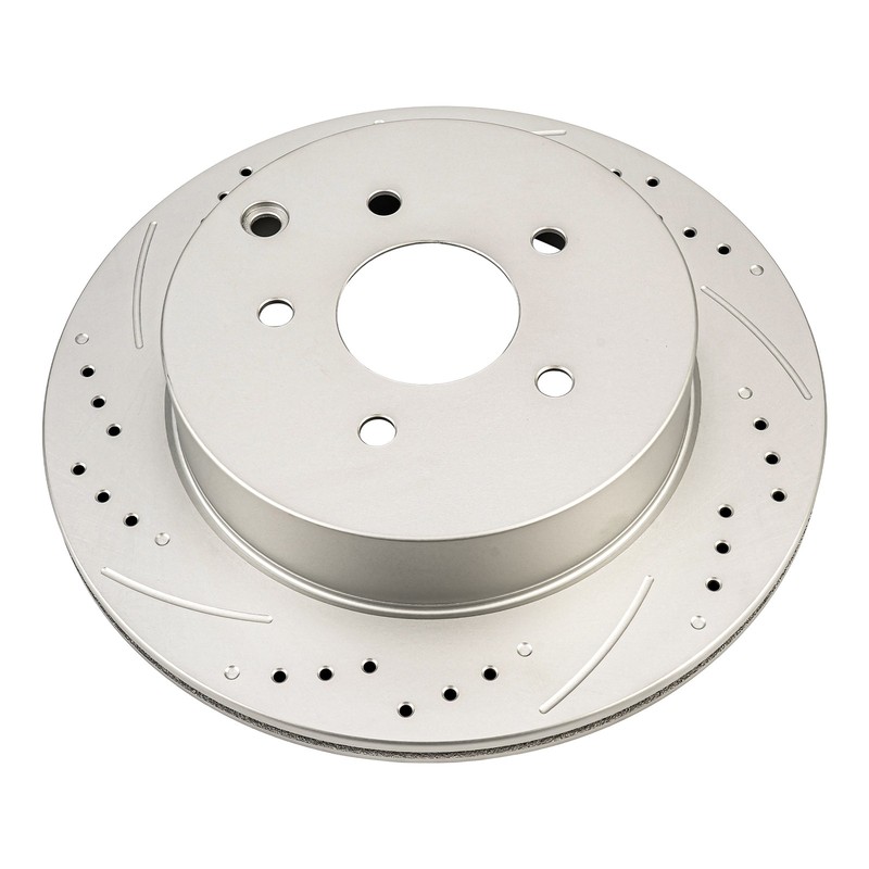 Drilled Slotted Rear Brake Rotors For Nissan Pathfinder 2013-2020 Murano Set gallery
