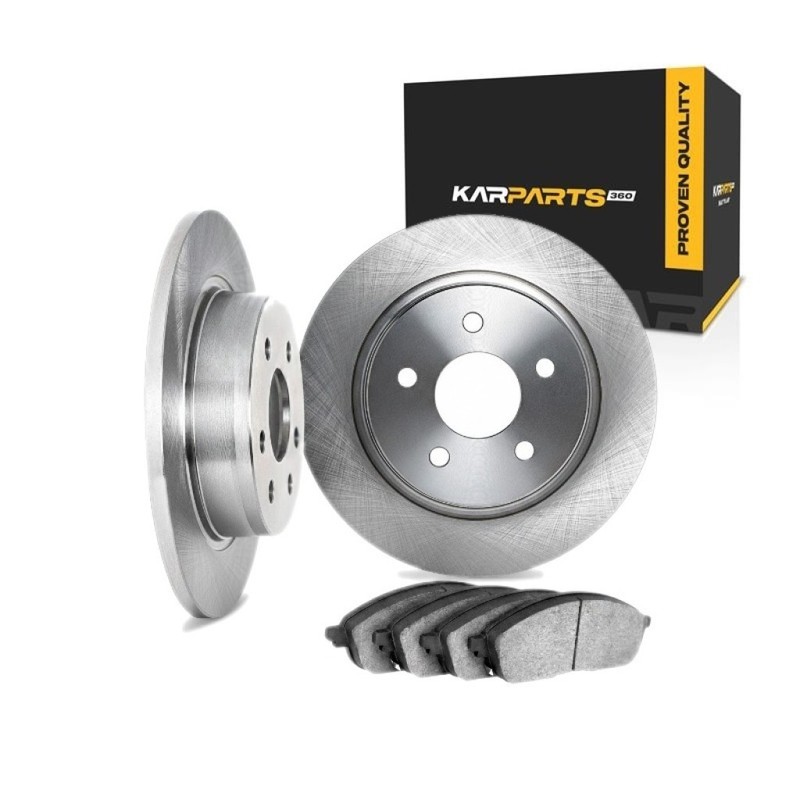 For Mercedes-Benz SL65 AMG/SL600 2007-2012 Brake Rotor Set Rear | Cast Iron