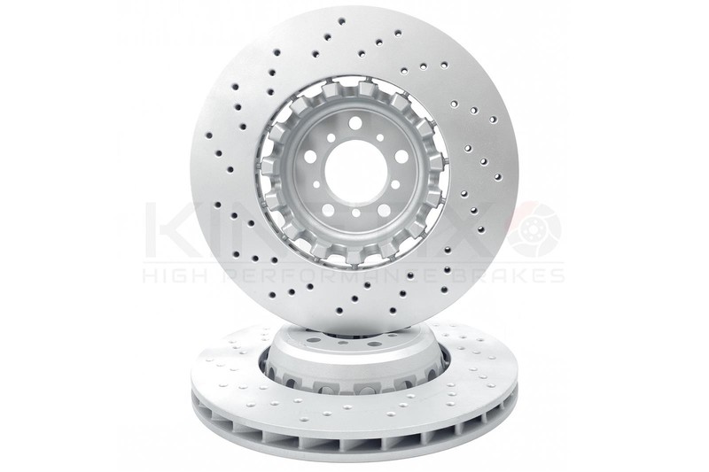 FOR BMW M2 M3 M4 FRONT LEFT RIGHT DRILLED BRAKE DISCS BREMBO PADS WEAR WIRE 380m gallery