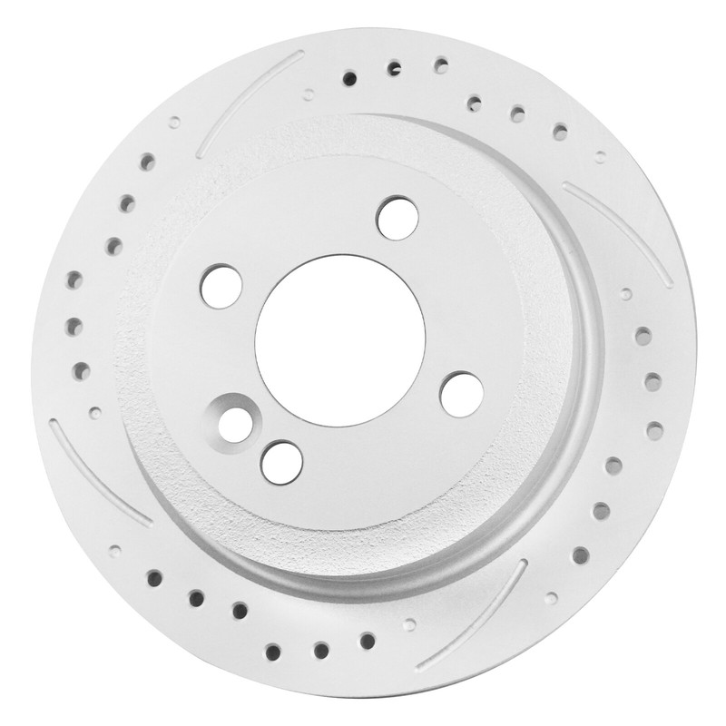 259mm Rear Drilled Rotors + Ceramic Brake Pads for 2007 2008 Mini Cooper 1.6L gallery