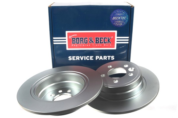 2x Brake Discs Pair Solid Rear 280mm BBD4228 Borg & Beck Set GBD90847 SDB000870 gallery