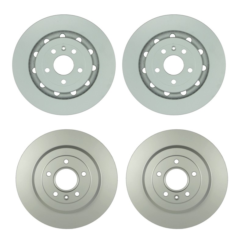 Bosch QuietCast Front 352mm & Rear 329mm Disc Brake Rotors Kit For Ford Lincoln