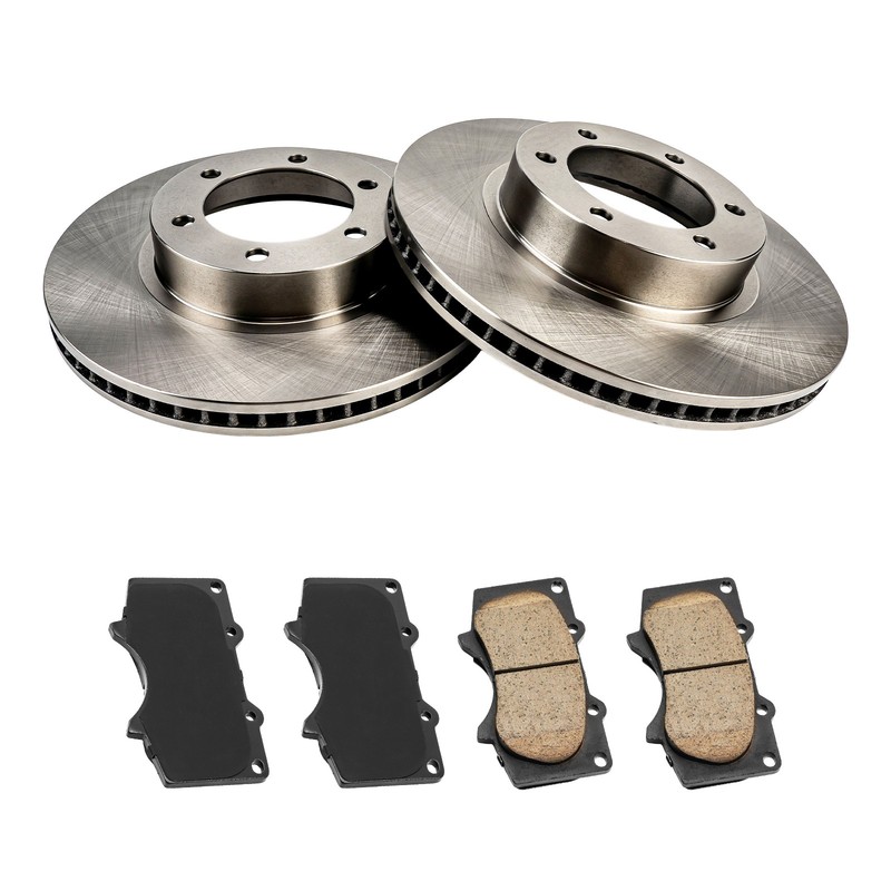 Durable Front Brake Rotors & Ceramic Pads Kit For 2003-2009 Lexus GX470 976 gallery