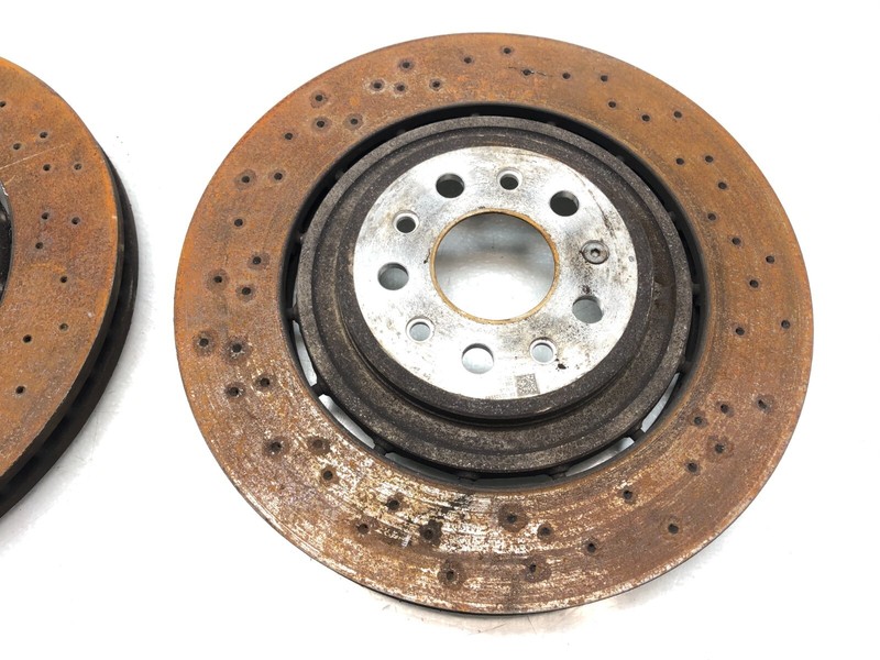 2014-2020 MASERATI GHIBLI S FRONT RWD BRAKE ROTORS SET X2 OEM. gallery