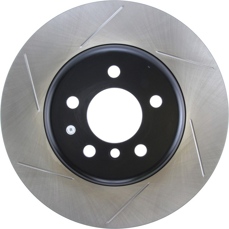 StopTech For BMW ActiveHybrid 3 2013-2015 Brake Rotor Sport Slotted Driver Side