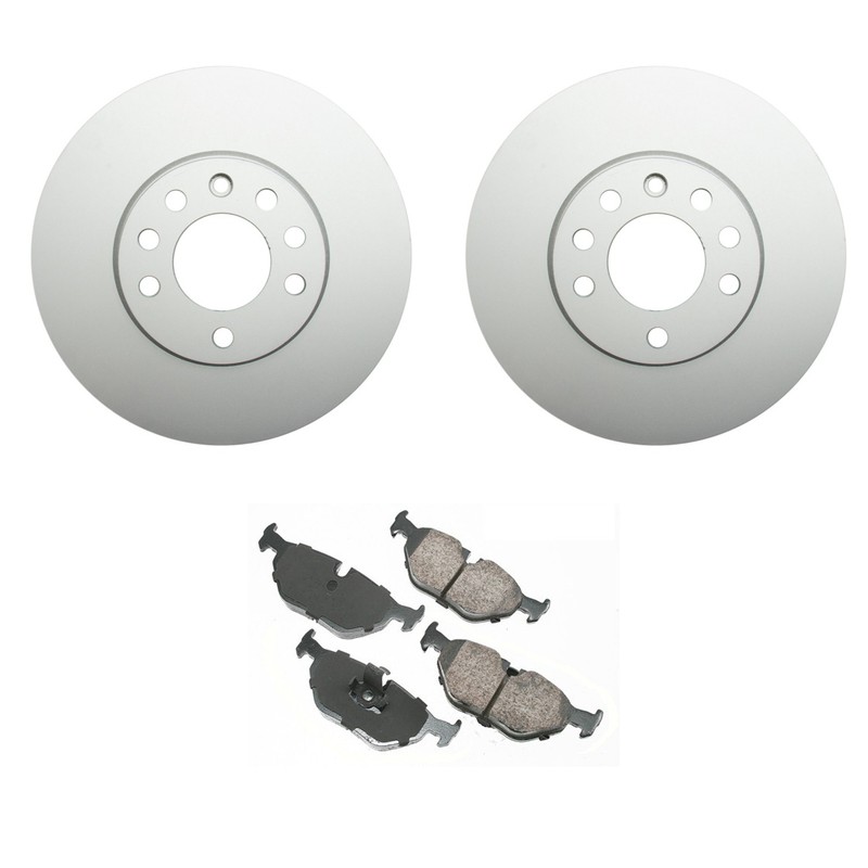 Hella Rear Rotors Akebono EURO Ceramic Brake Pad Kit For E39 525i 528i 530i 540i