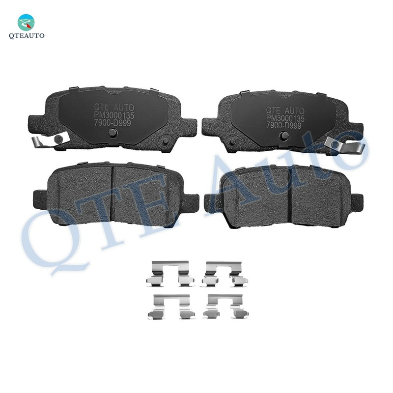 6 Rear Brake Disc Rotors 270-Brake Pad For 2005-2009 Buick Lacrosse 5 Stud Wheel gallery