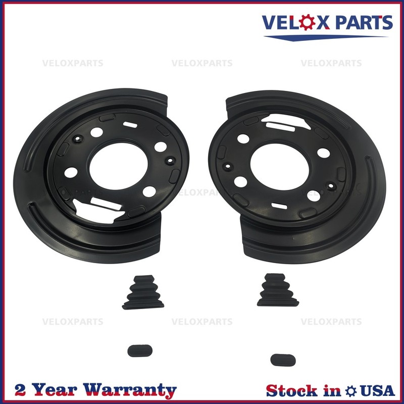 2Pcs Brake Backing Plate Dust Shield For 1999-06 Chevy Avalanche Express 924-223 gallery