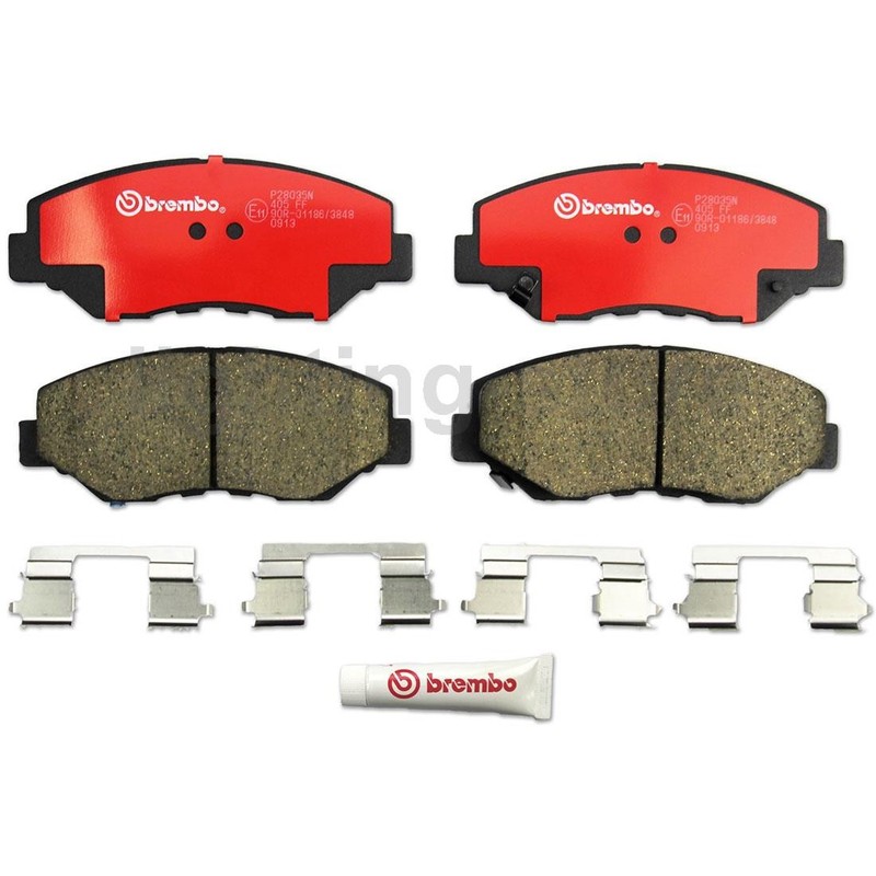 Front+Rear Brake Pads and Disc Rotors full set Fits Honda Pilot 3.5L gallery