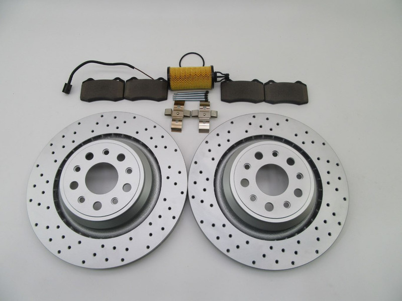 Maserati Ghibli Quattroporte rear brake pads rotors filters #879 14-16