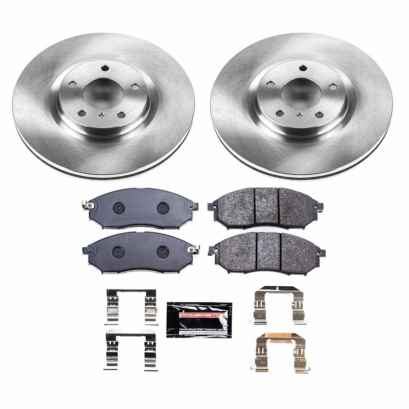 TDBK114 Powerstop 4-Wheel Set Brake Disc and Pad Kits Front & Rear Coupe Sedan gallery