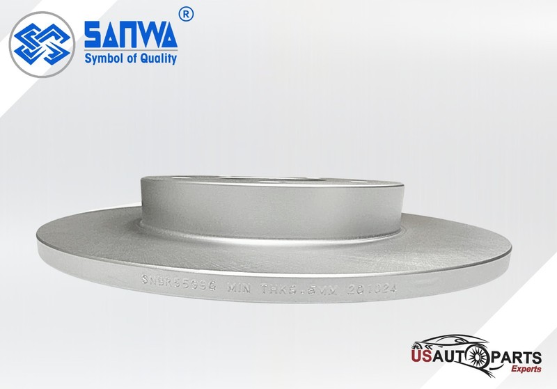 REAR BRAKE ROTOR SOLID & GEOMET COATED 282 mm FOR CADILLAC ELDORADO 1986-2005 gallery