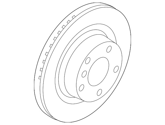 Genuine BMW Disc Brake Rotor 34-21-6-864-901