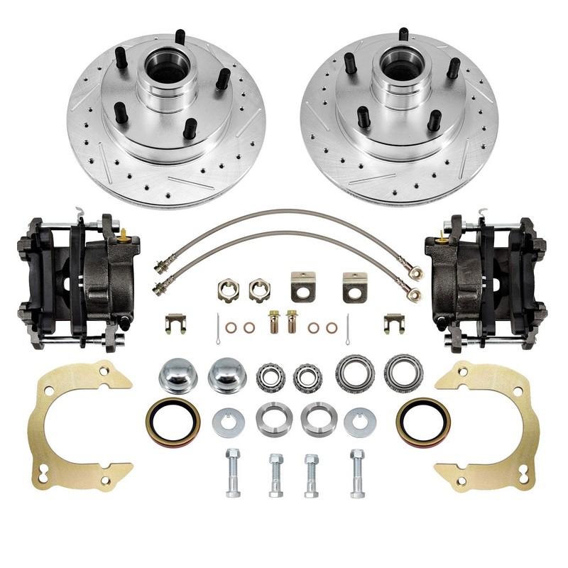 9.25" Metric Disc Brake Kit, 5x4.5" Bolt Pattern, New for 1949-1954 Classic Cars gallery