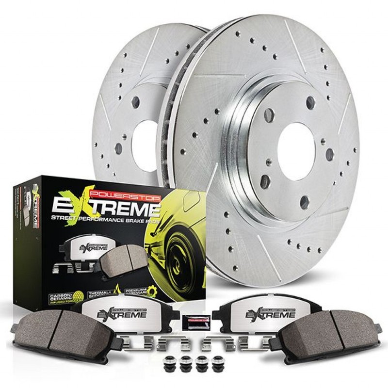 Power Stop Brake Kit For Infiniti QX70 2014 15 16 2017 Front Z26 Street Warrior gallery