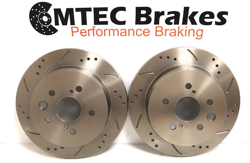 BMW Drilled E36 318is Grooved Brake Discs Fr RR + Brake Pads gallery