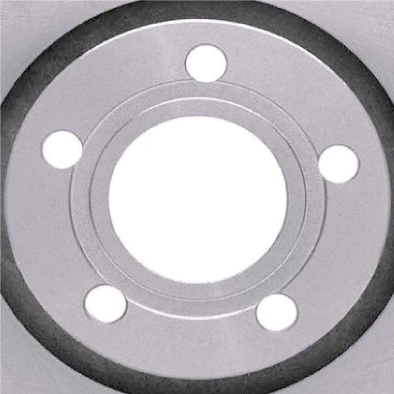 For Audi A8 2000 Brake Rotor Set Rear | Cast Iron | Rotors Only | 1-Pc Constr. gallery
