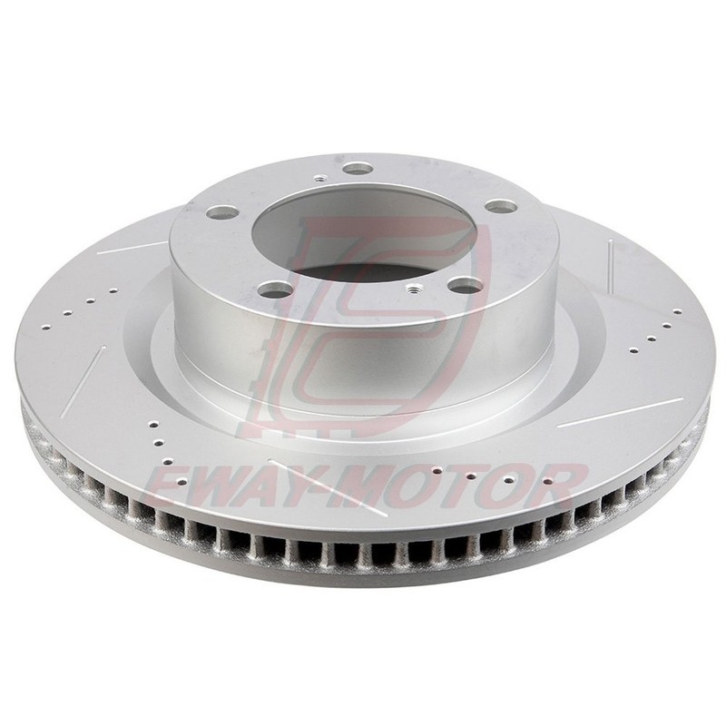 For Lexus LX570 Toyota Land Cruiser Sequoia Front Ceramic Brake Rotors And Pads gallery