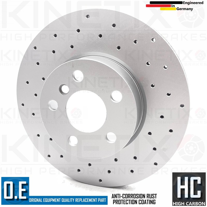 FOR BMW 318i G21 M SPORT CROSS DRILLED FRONT BRAKE DISCS TEXTAR PADS WIRE 307mm gallery