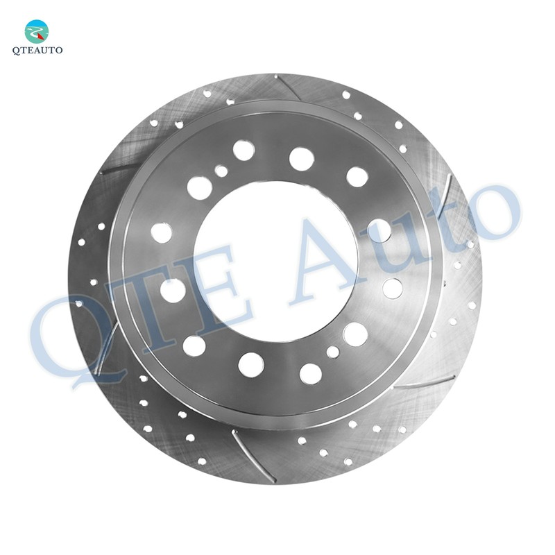 4PC Front 319mm-Rear 312mm Drilled Brake Rotors For 2007-2009 Toyota FJ Cruiser gallery