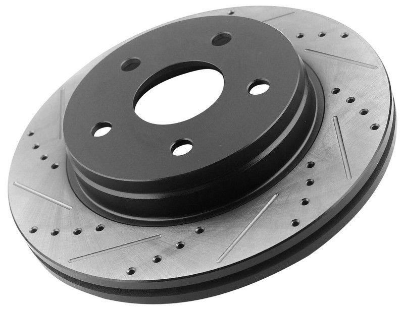 Front Black E coating Brake Rotors and Pads for Dodge RAM1500 Durango Aspen G10. gallery