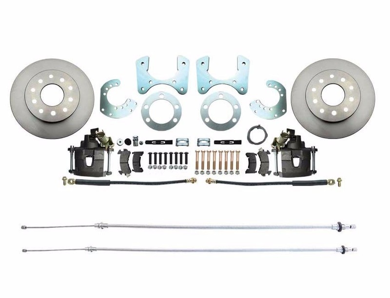 Challenger Cuda E-Body 8 3/4″ Rear Disc Brake Conv. w/ E-Brake Cables included