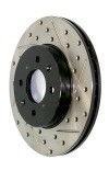 StopTech Slotted & Drilled Rear Brake Rotors for 05-07 Subaru Impreza STi