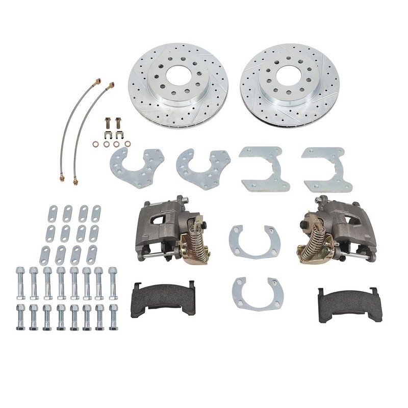 Bolt-On Rear Disc Brake Kit for Ford 9 Inch w/ E-Brake Caliper Set Brand New gallery