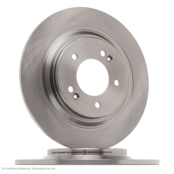 2x APEC Rear Brake Discs for KIA OPTIMA Sportswagon 2016-19 300mm Solid DSK3496 gallery