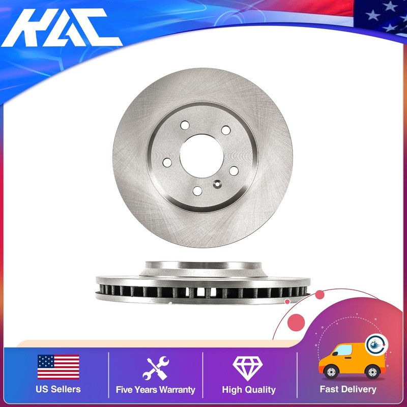 2PC Front Disc Rotors For 2006-2013 Chevrolet Impala 2006-2008 Buick Lucerne